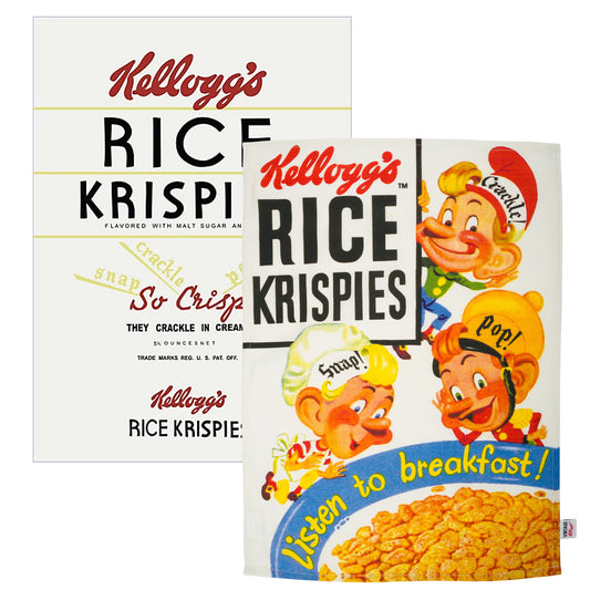 Vintage Kellogg's Rice Krispies Tea Towels - Set of 2