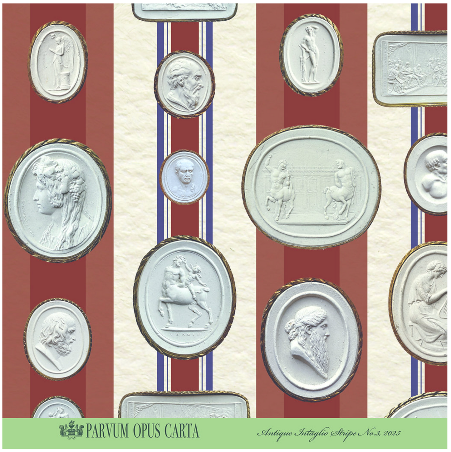 Intaglio Stripe No. 3. Paper