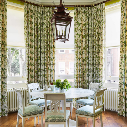 Set of 6 1920's French Painted Dining Chairs