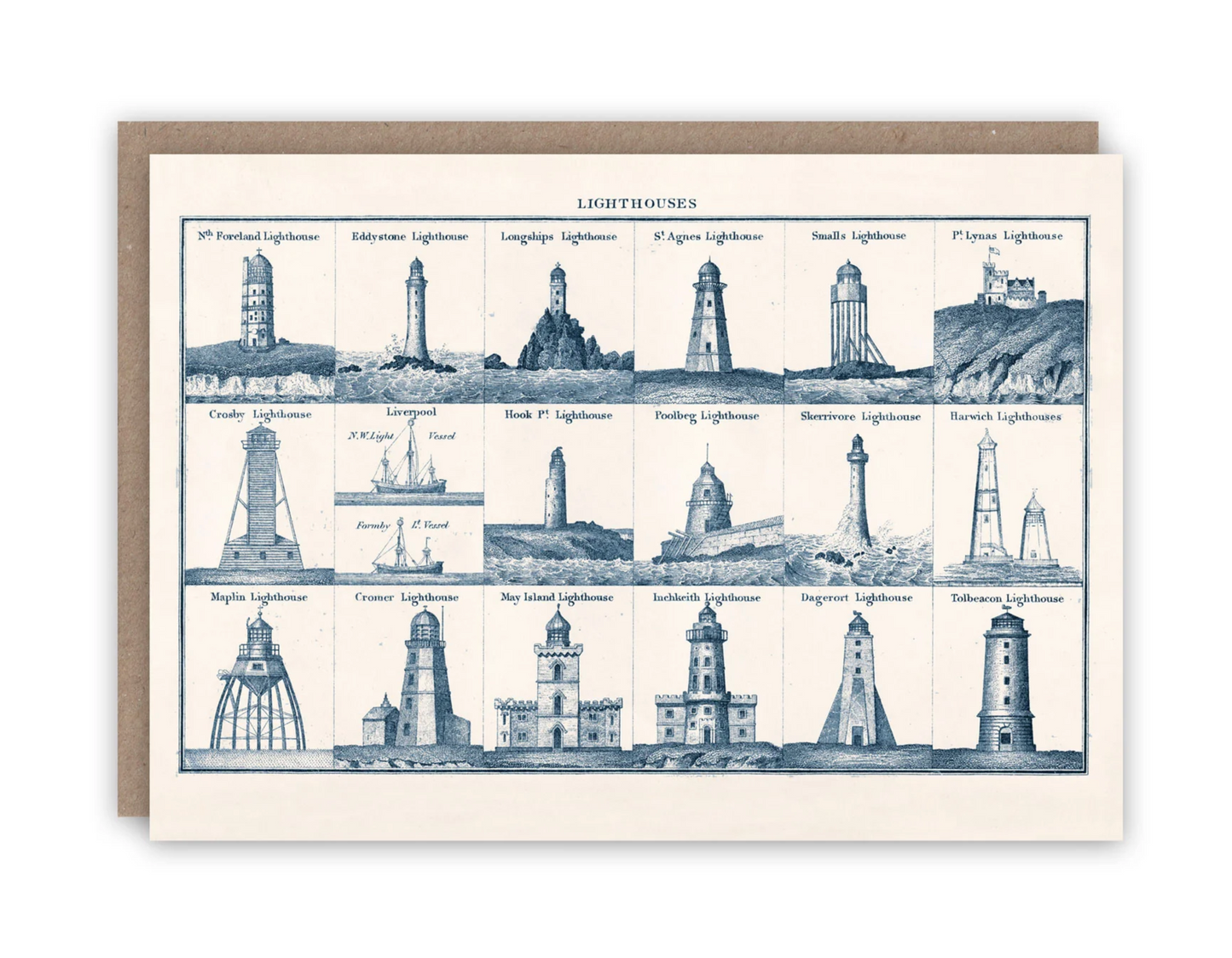 Lighthouses - Greeting Card