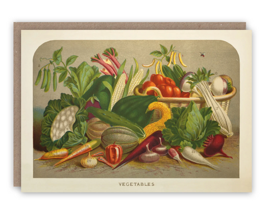 Vegetables - Greeting Card