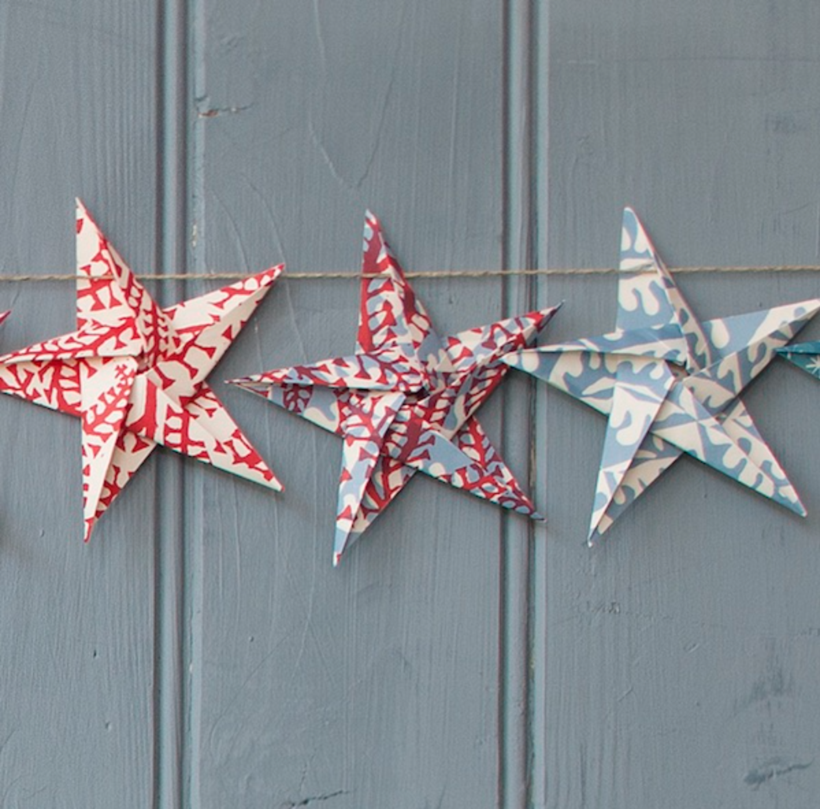 Origami Star Garland Kit