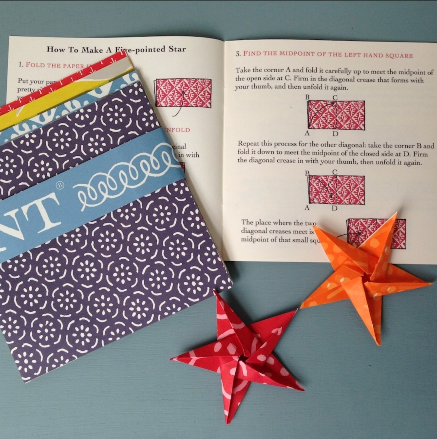Origami Star Garland Kit