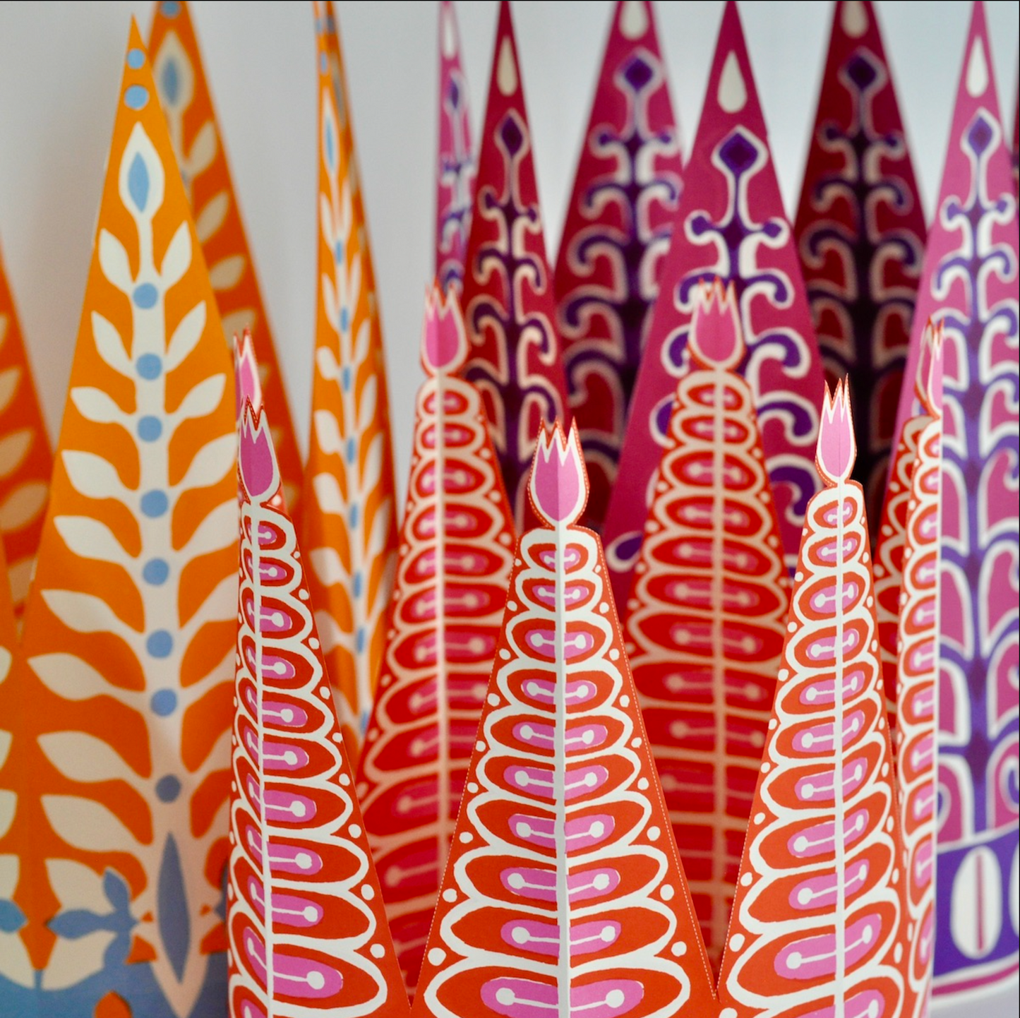 Six Paper Crowns