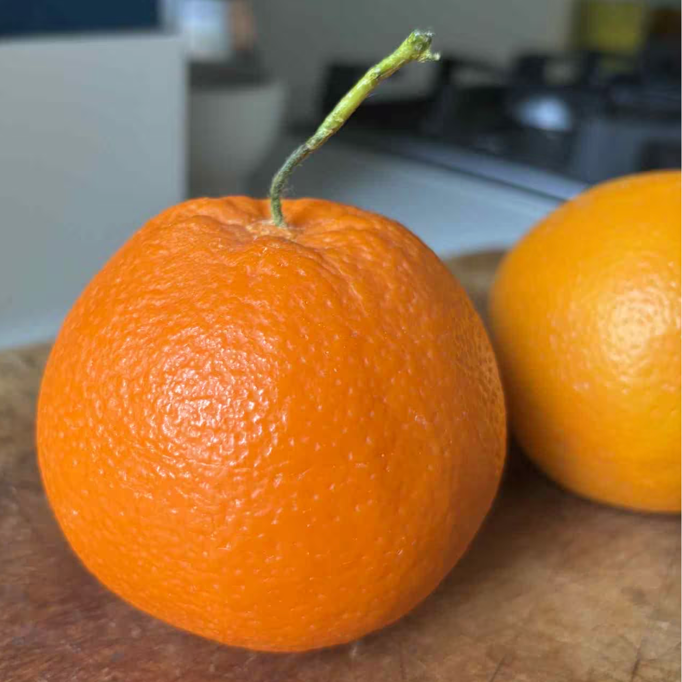Large Orange Candle