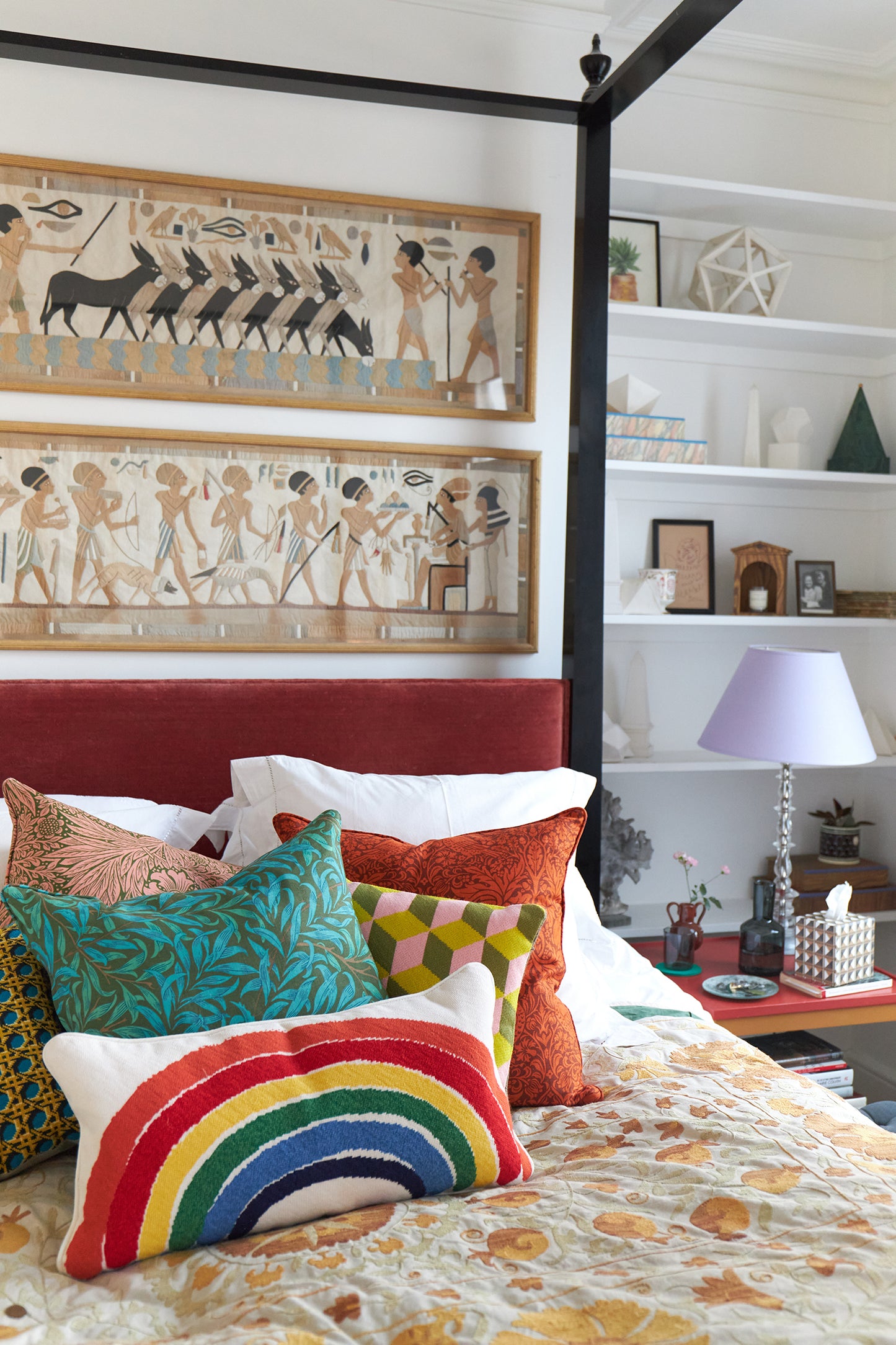 Handmade Vintage Suzani Throw