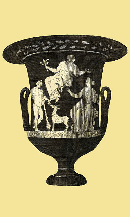Greek Urn Print - Lemon I