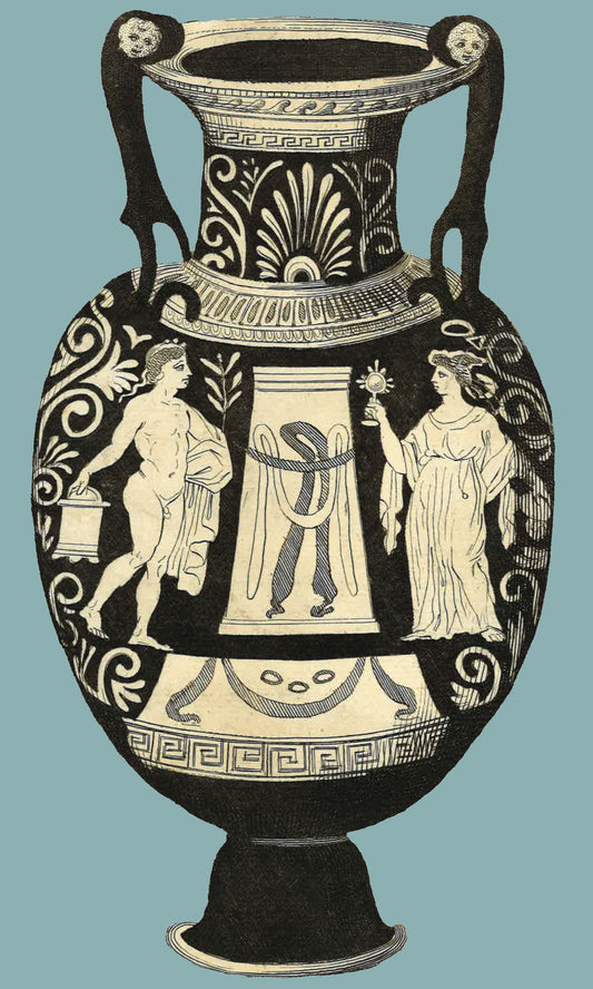 Greek Urn Print - Opal IV