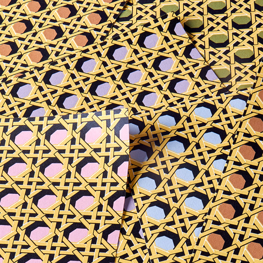 Regency Caning Wallpaper - Sample Pack