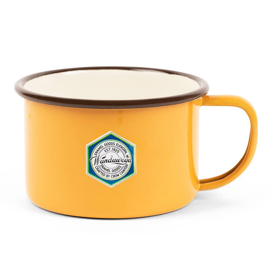 Camp Wandawega x CCH Enamelware Soup Mug: Mustard Yellow