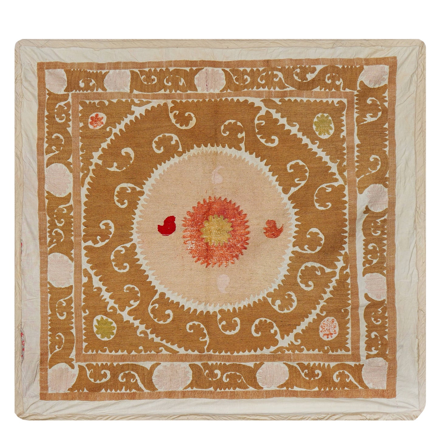 Handmade Vintage Suzani Throw