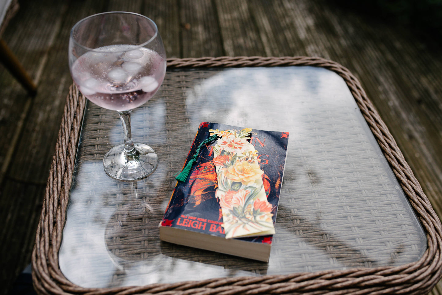 Mixed Flowers Bookmark Card