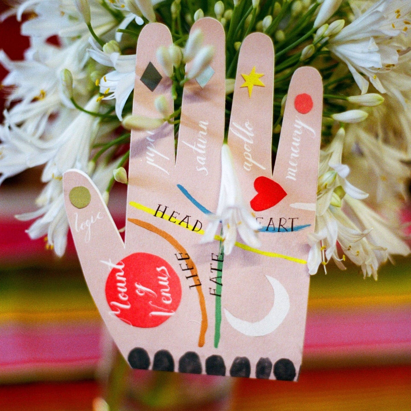 Palm Reading Greeting Card