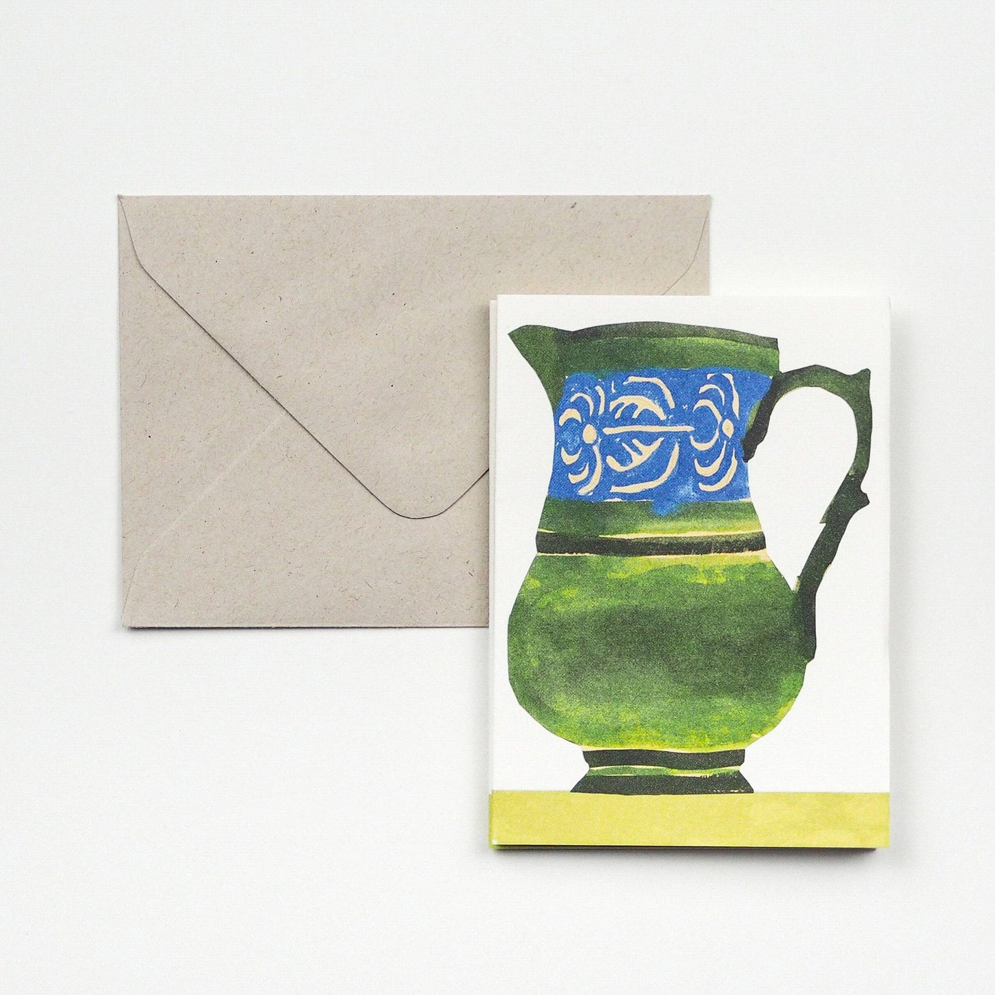 Four Jugs Greeting Card