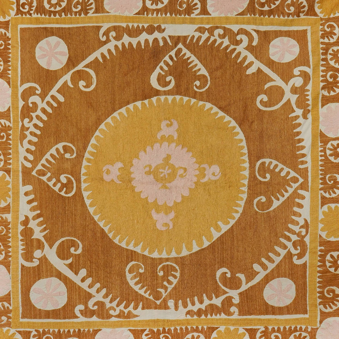 Handmade Vintage Suzani Throw