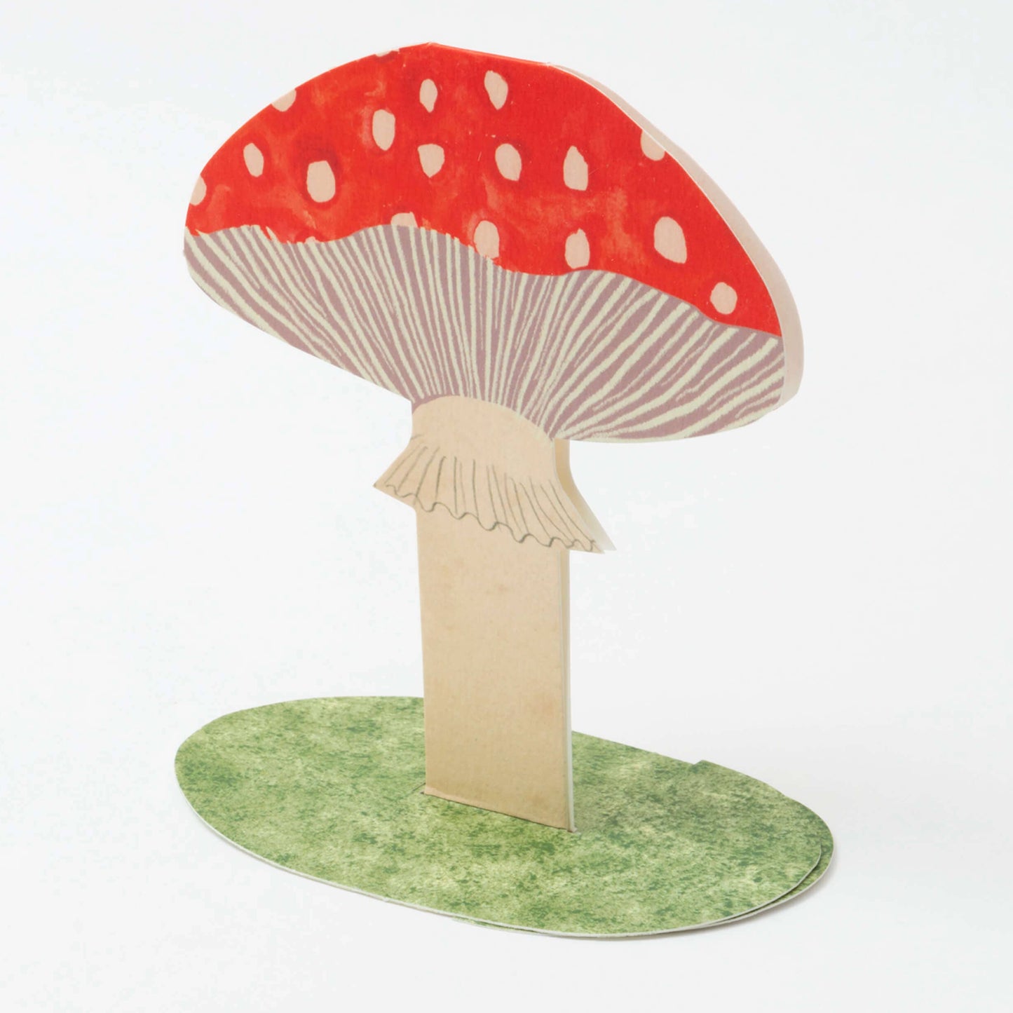 Toadstool Stand-Up Greeting Card