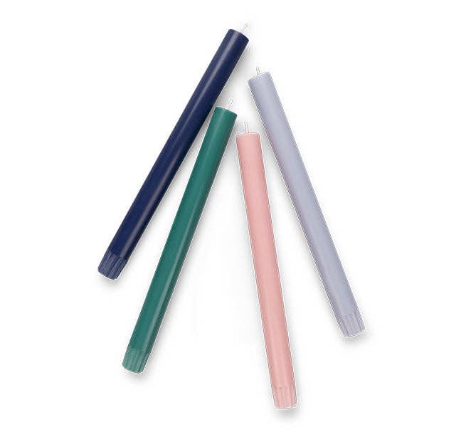 Verbena Mauve Dinner Candles - Pack of 25