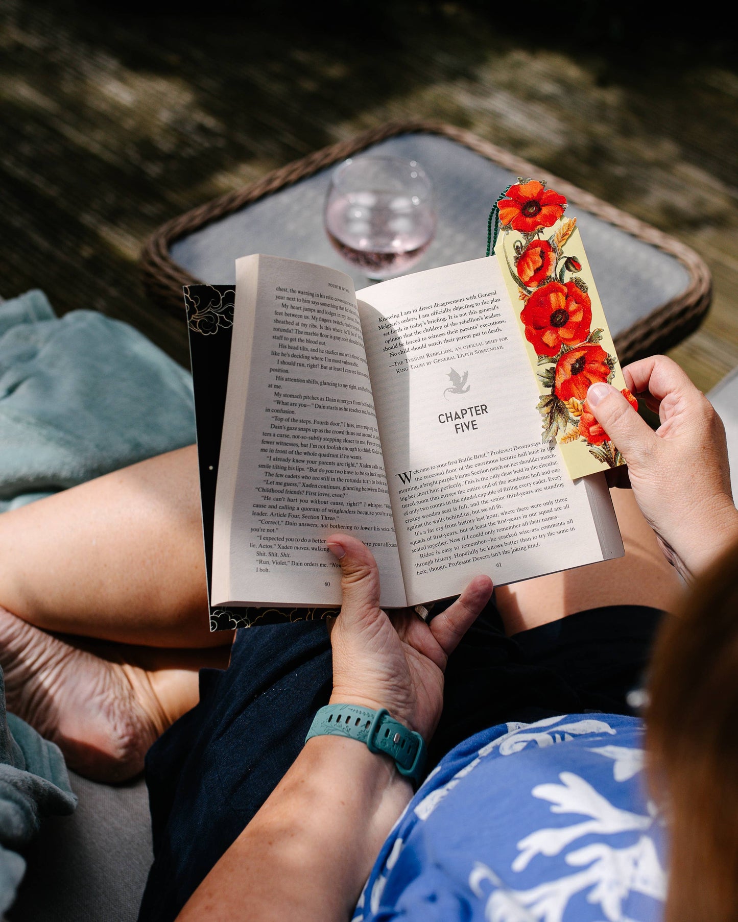 Poppies Bookmark Card