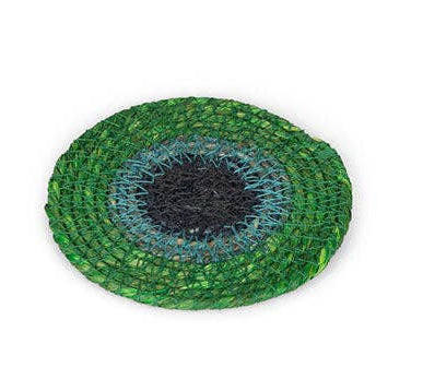 Seagrass Coaster - Beryl Green / Midnight Blue / Tropic Turquoise: 4