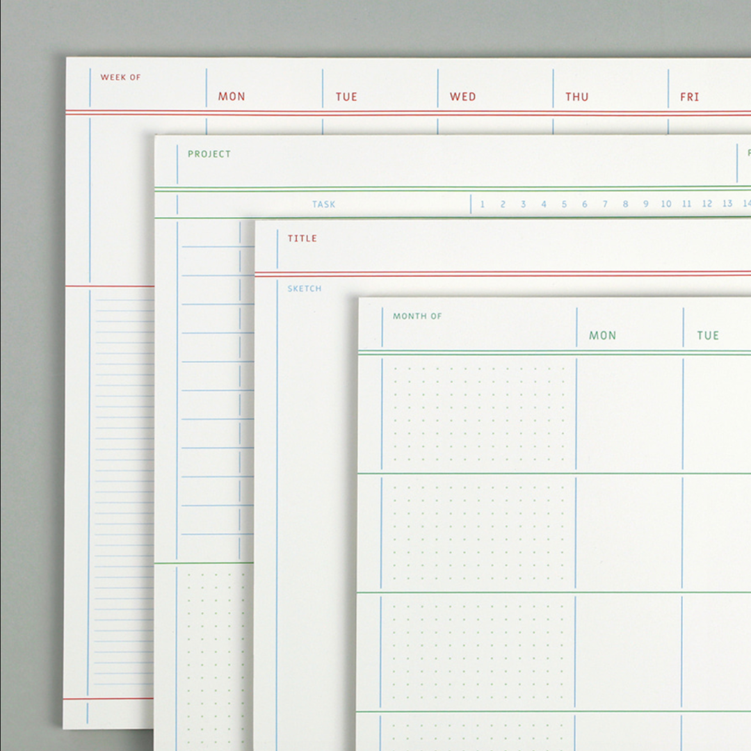 A4 Weekly Planner Notepad
