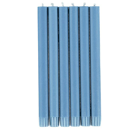 Medici Blue Dinner Candles - Pack of 25