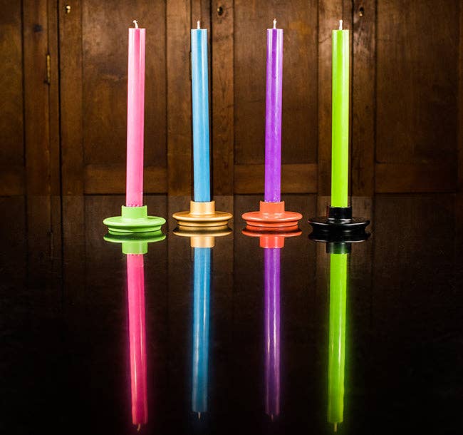 Medici Blue Dinner Candles - Pack of 6