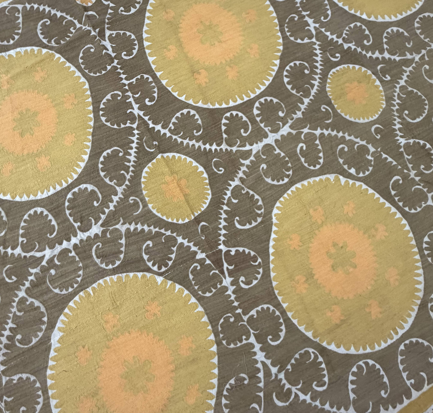 Handmade Vintage Suzani Throw