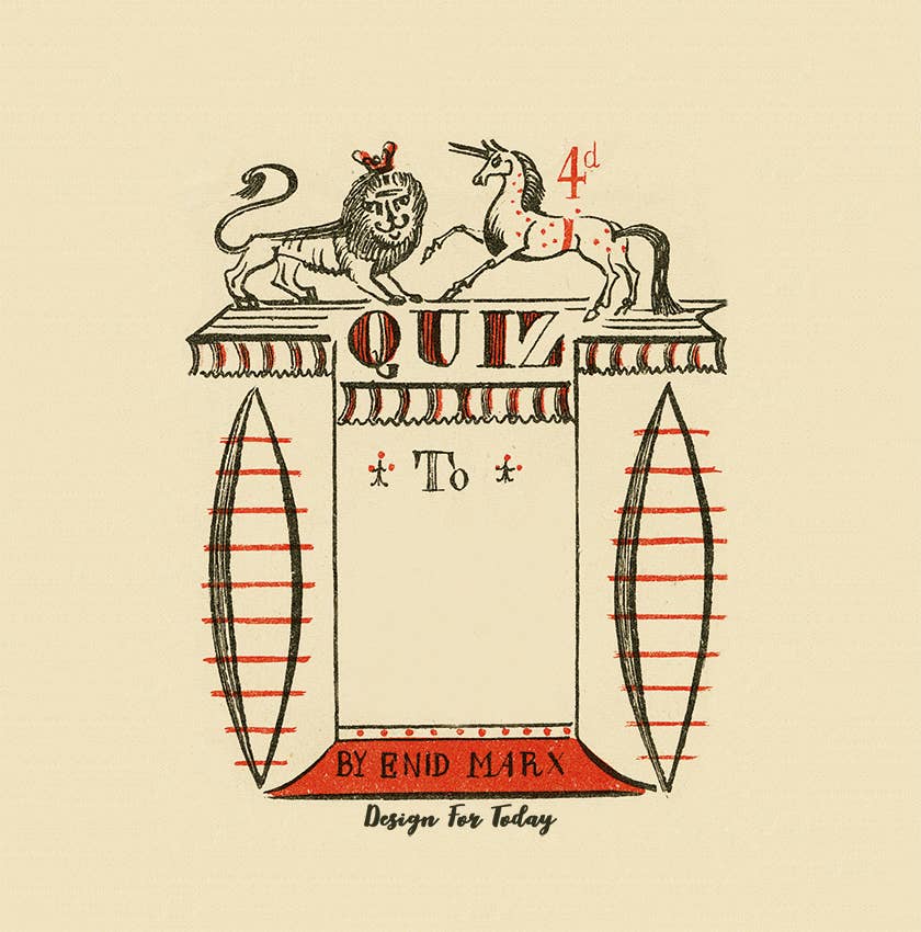 A Quiz Book by Enid Marx