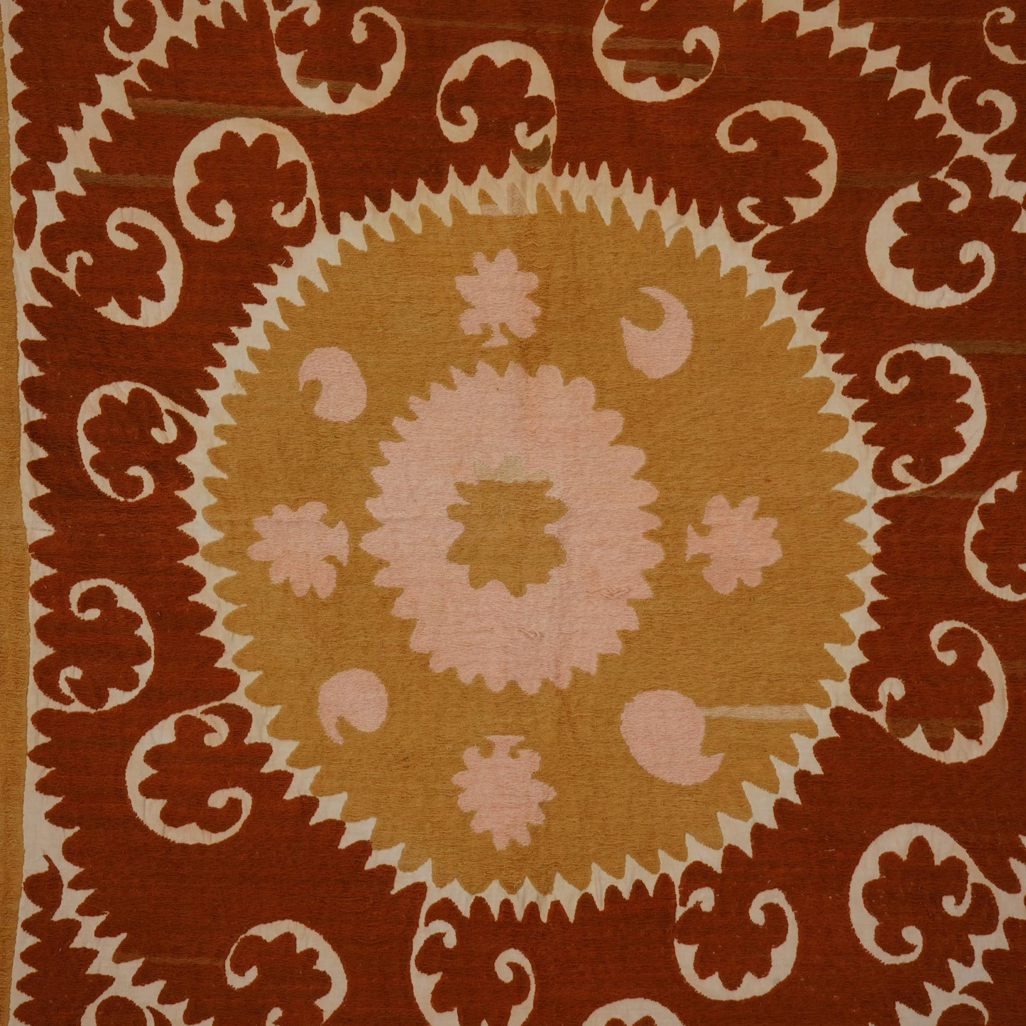 Handmade Vintage Suzani Throw