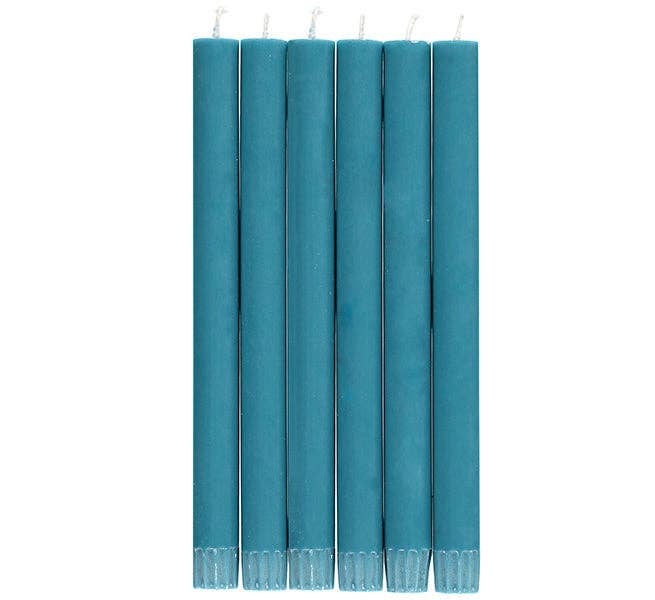Petrol Blue Dinner Candles - Pack of 25