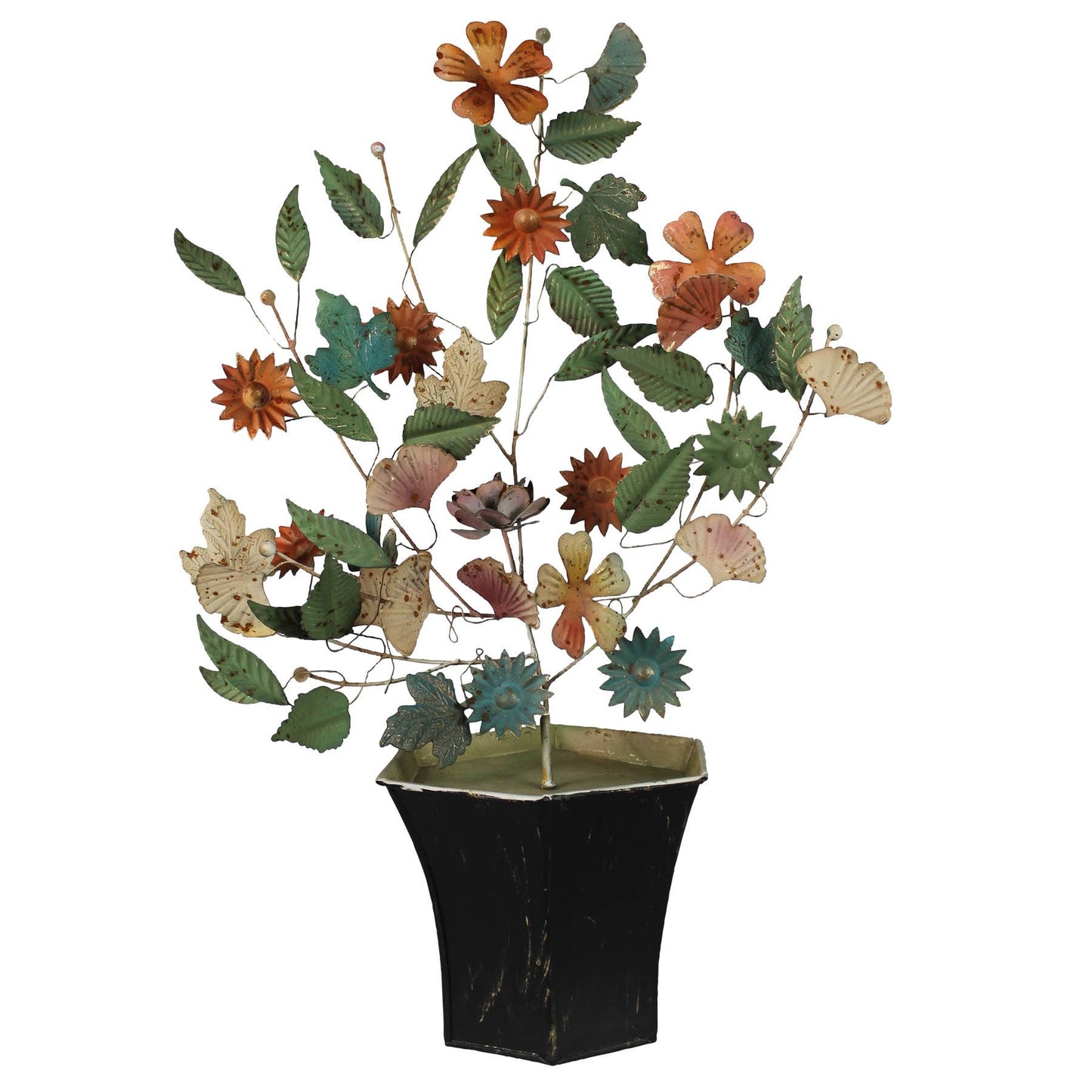 Decorative Pot Plant - 'Dahlias'