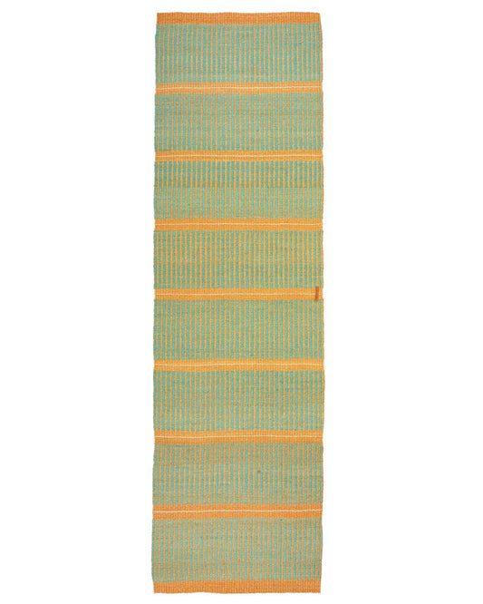 GALANA: Mustard & Turquoise Woven Sisal Runner