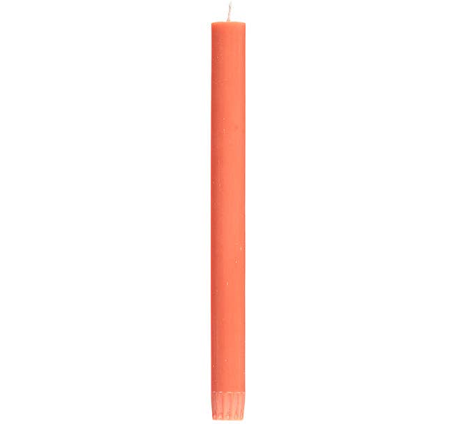 Rust Dinner Candles - Pack of 6