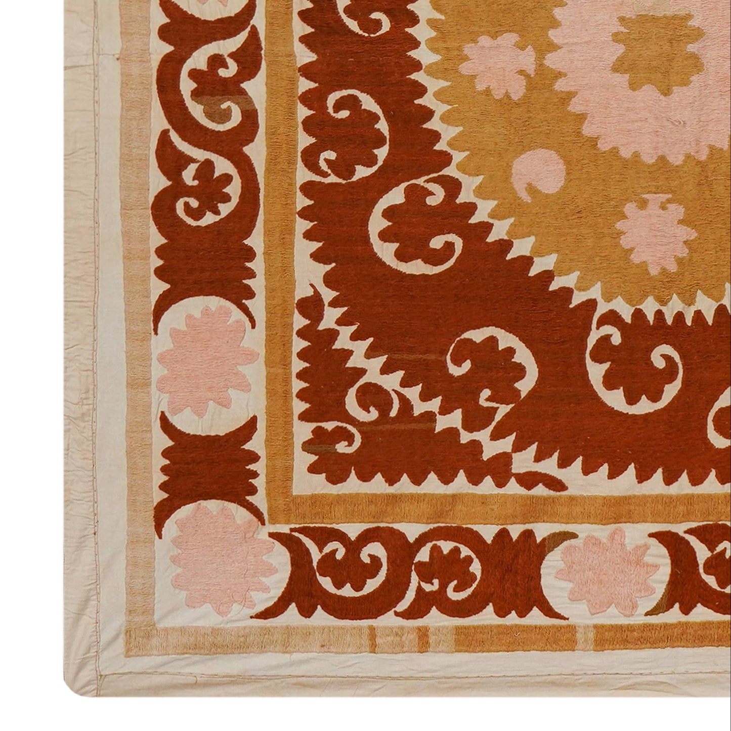 Handmade Vintage Suzani Throw
