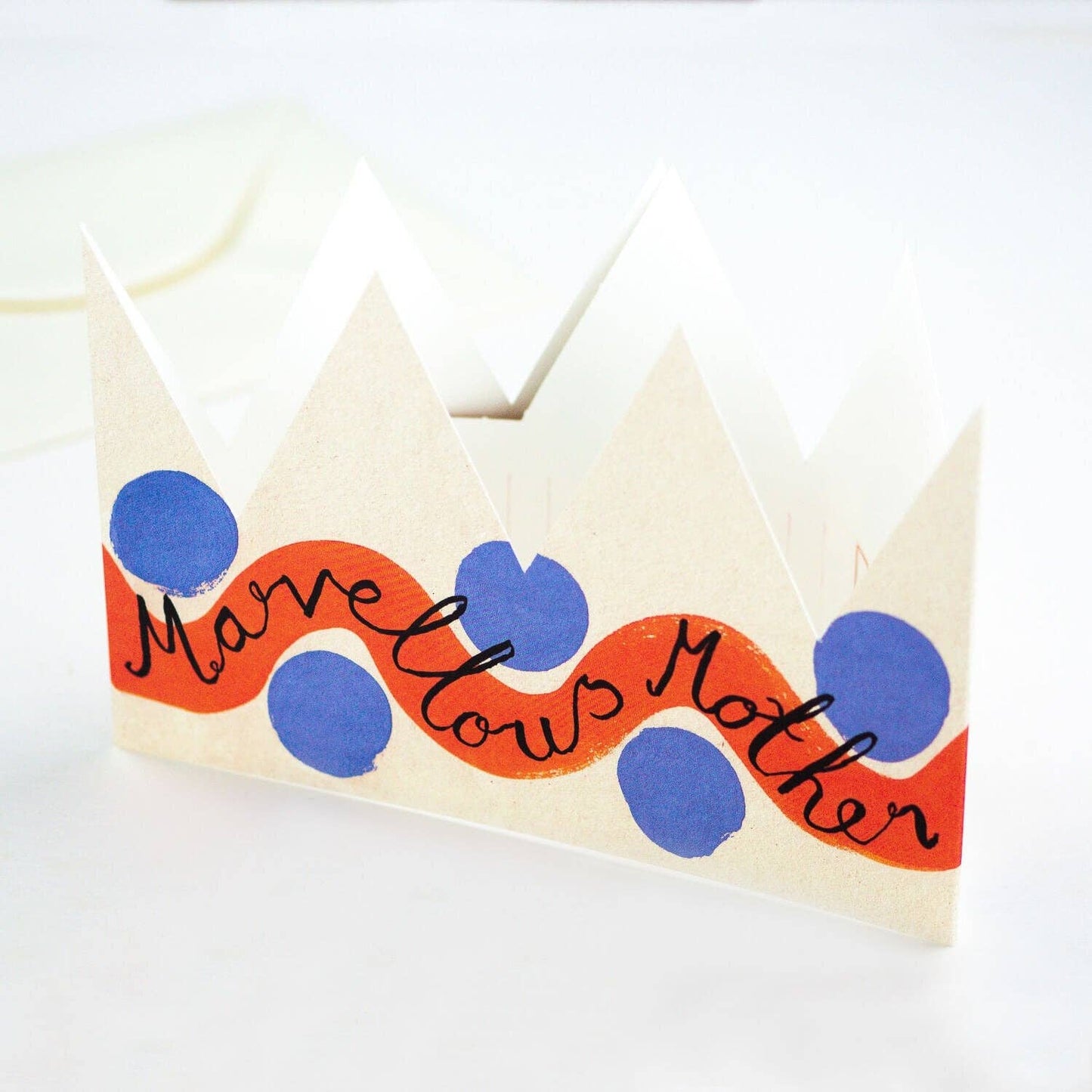 'Marvellous Mother' Party Hat Greeting Card