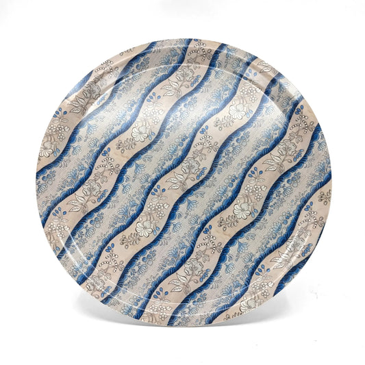 Round Birchwood Tray - Maria