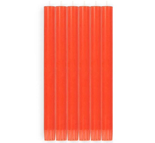 Poppy Red  Dinner Candles - Pack of 25