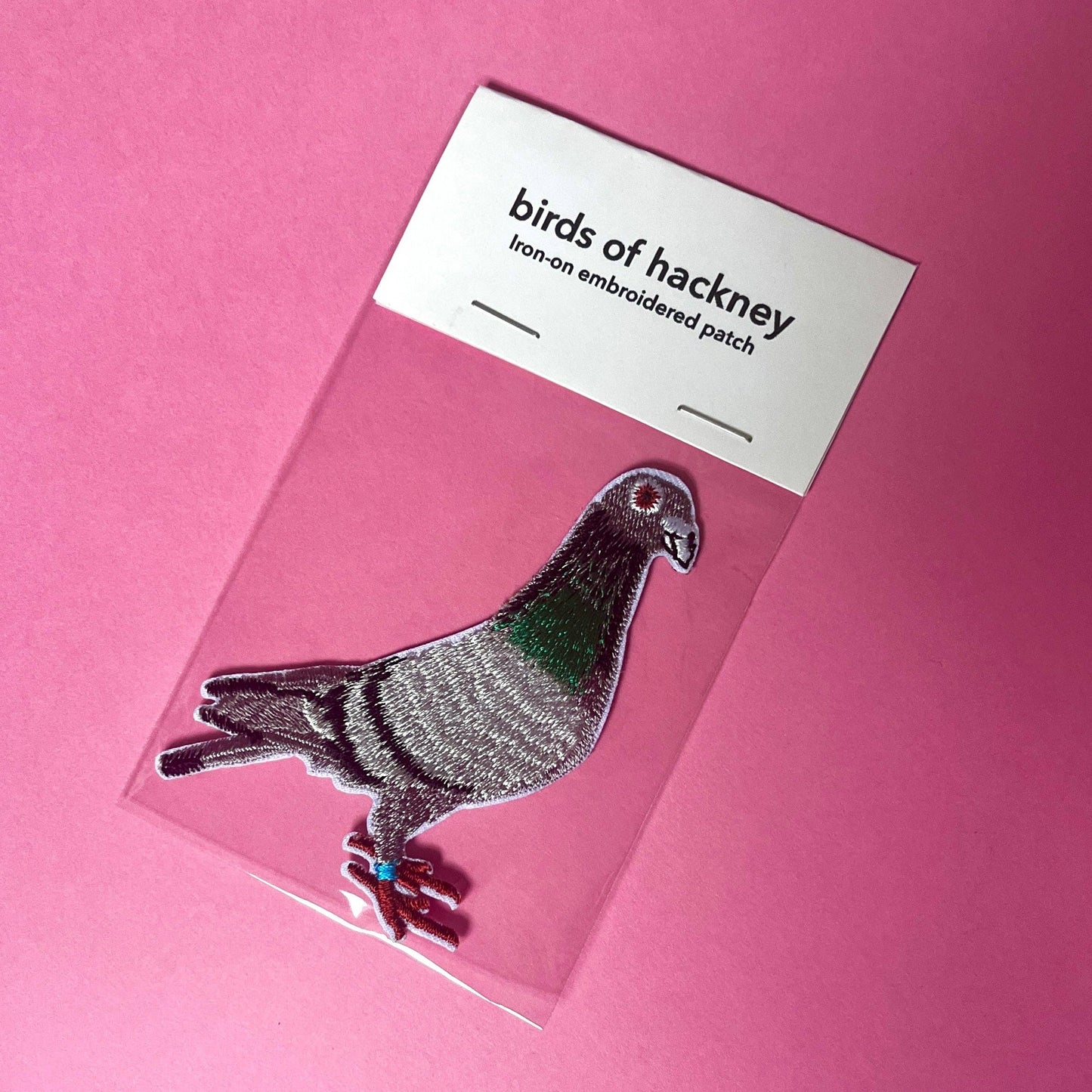 Embroidered Pigeon Iron-on Patch