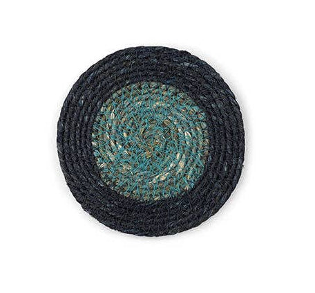 Seagrass Coaster - Tropic Turquoise / Midnight Blue: 4