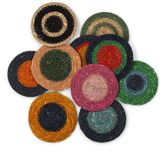 Seagrass Coaster - Tropic Turquoise / Midnight Blue: 4