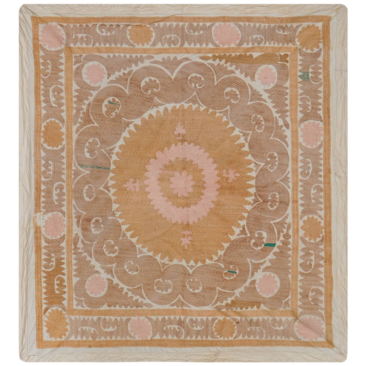 Handmade Vintage Suzani Throw
