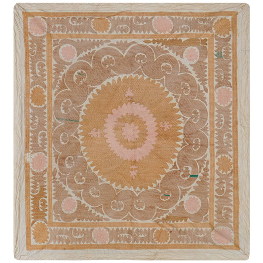 Handmade Vintage Suzani Throw