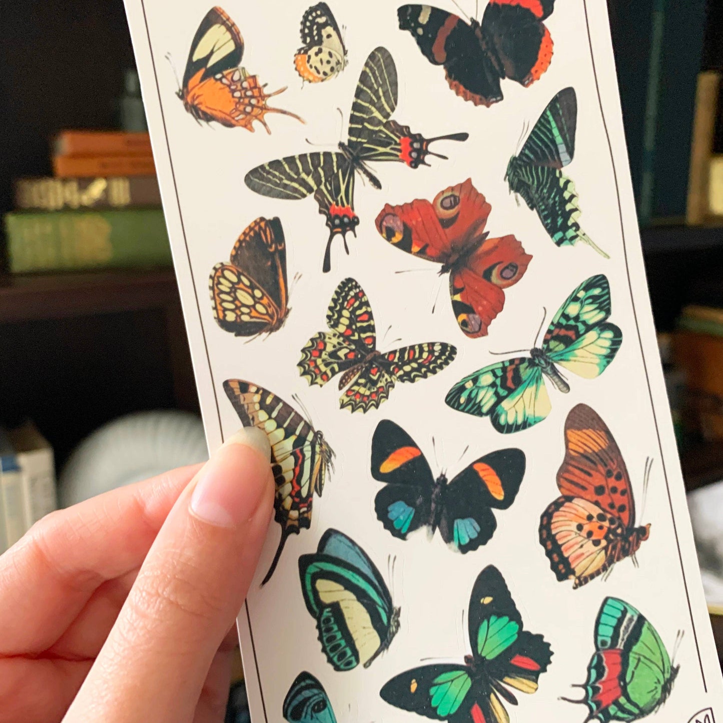 Vintage Butterflies II Sticker Sheet