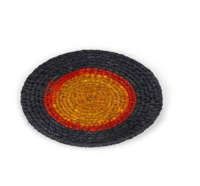 Seagrass Coaster - Tuscan Yellow / Guardsman Red: 4