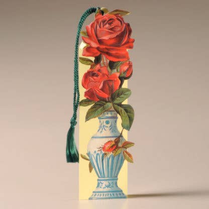 Roses In An Urn Bookmark Card