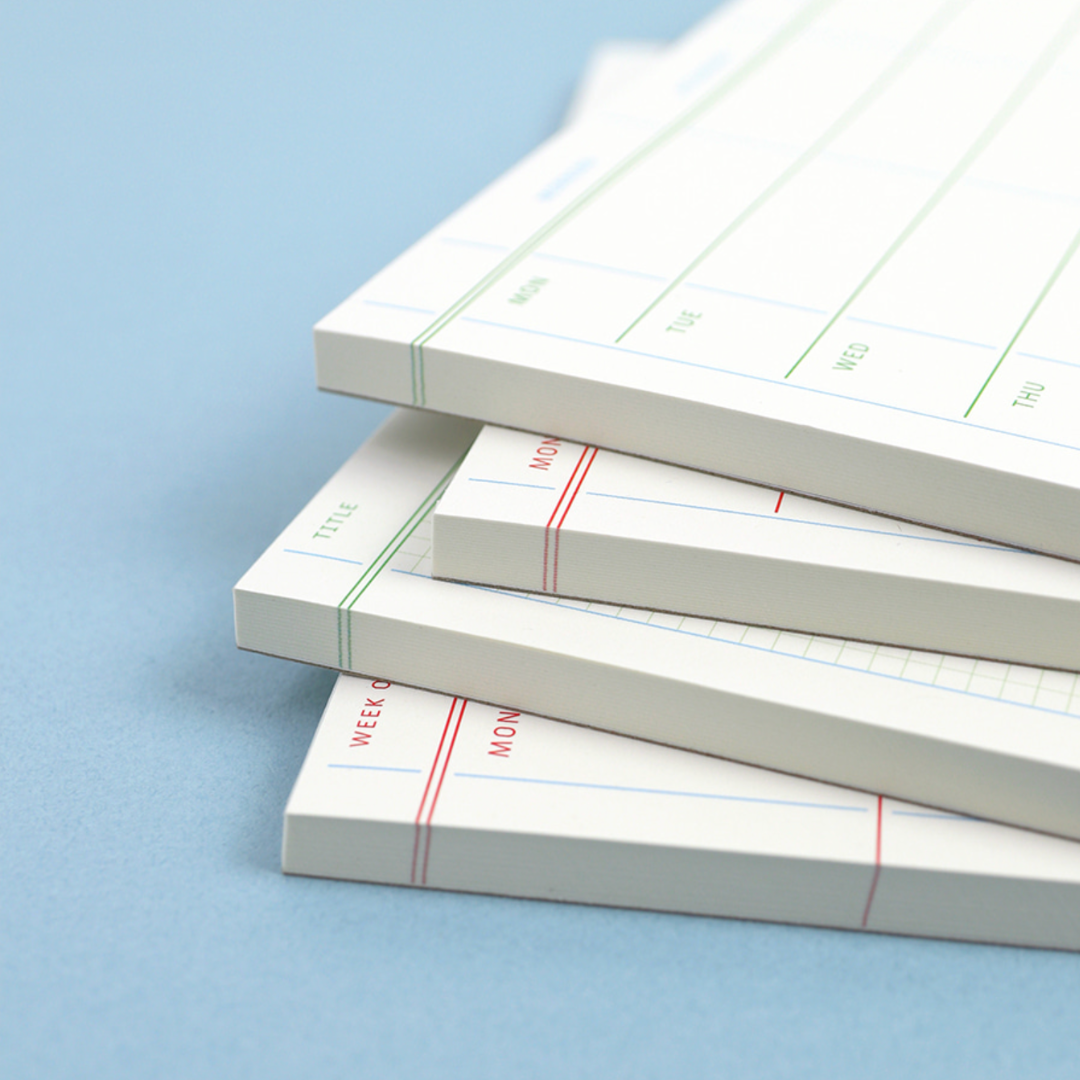 Paperian Flat A5 'Weekly' To-Do Notepad