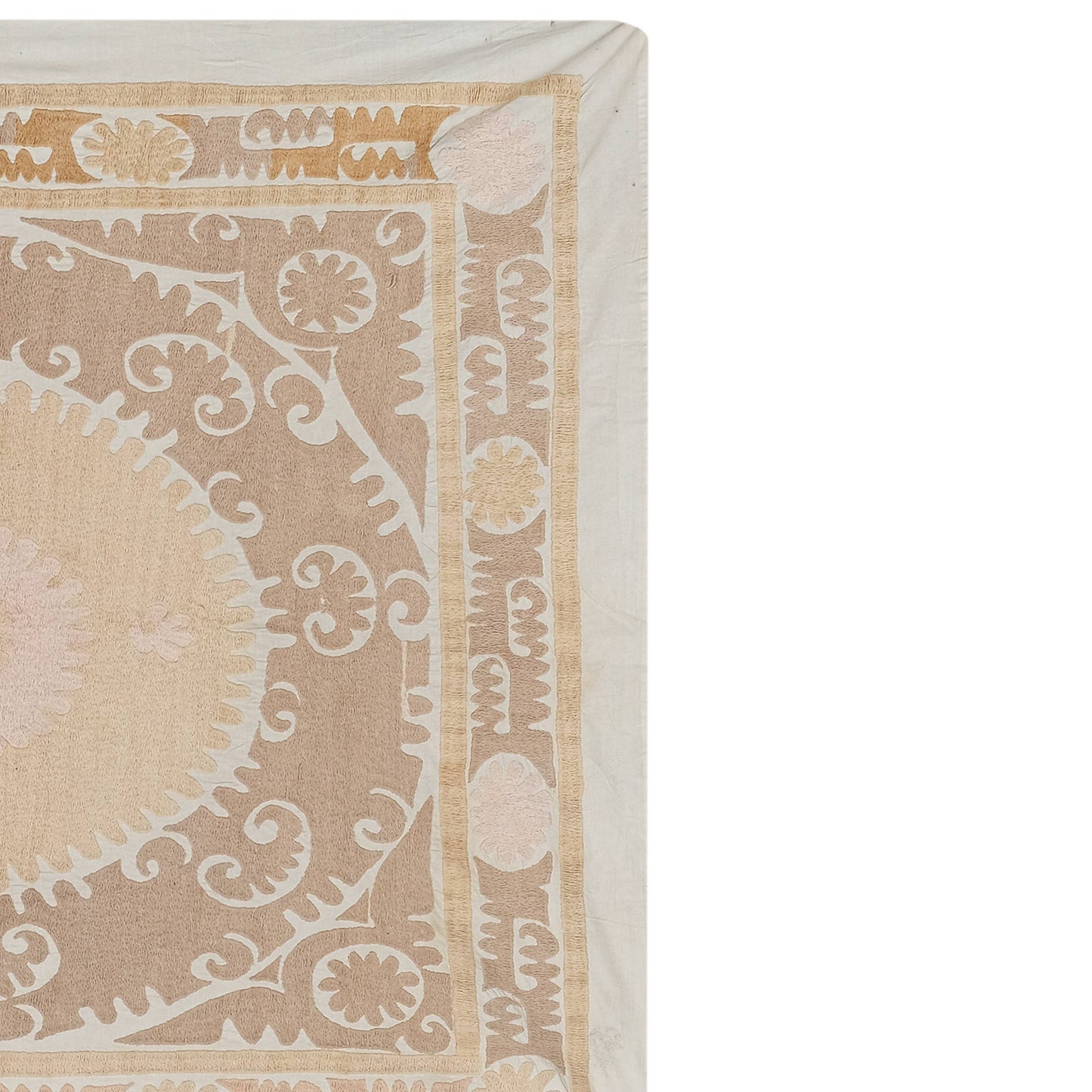 Handmade Vintage Suzani Throw