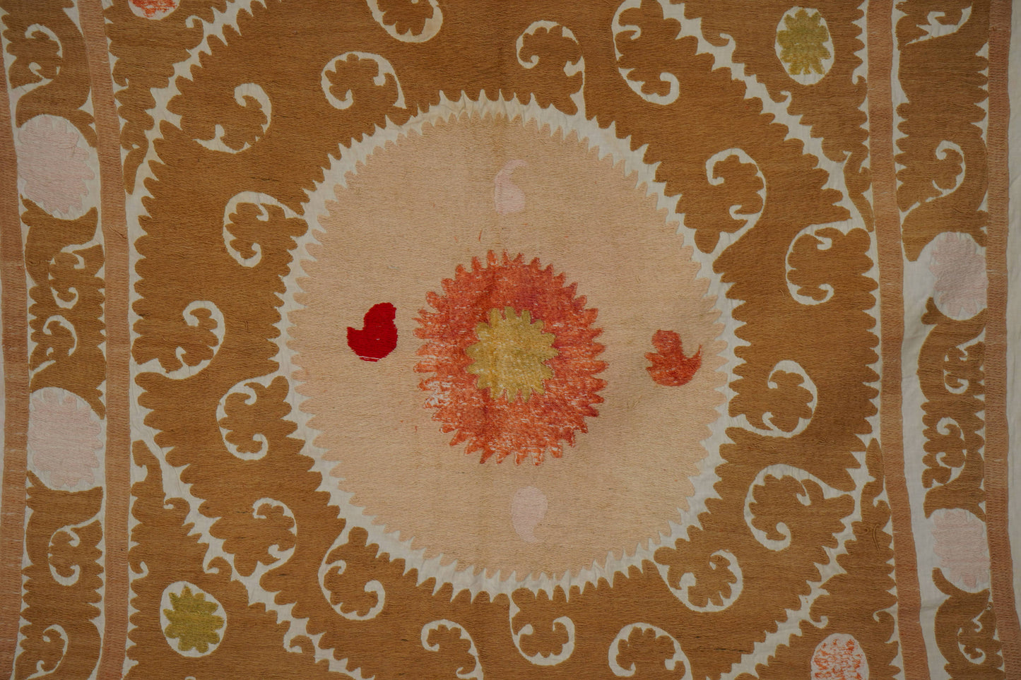 Handmade Vintage Suzani Throw