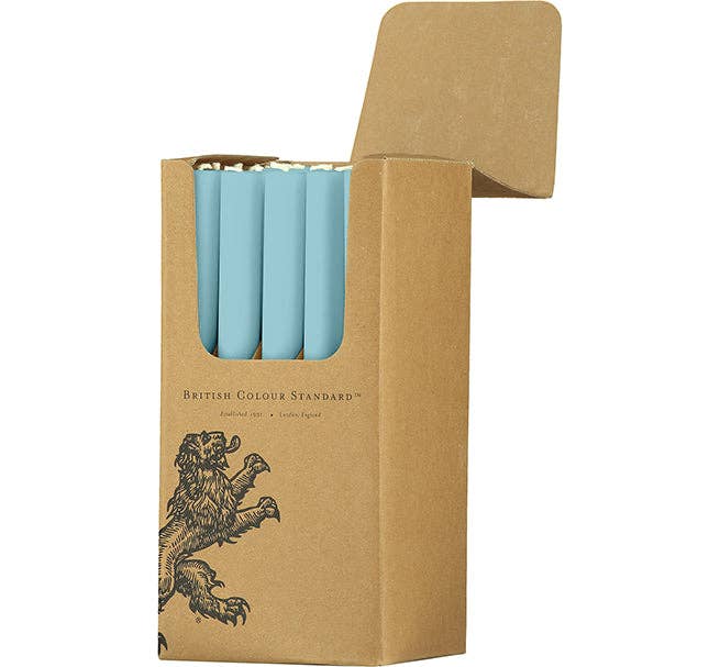 Powder Blue Dinner Candles - Pack of 25