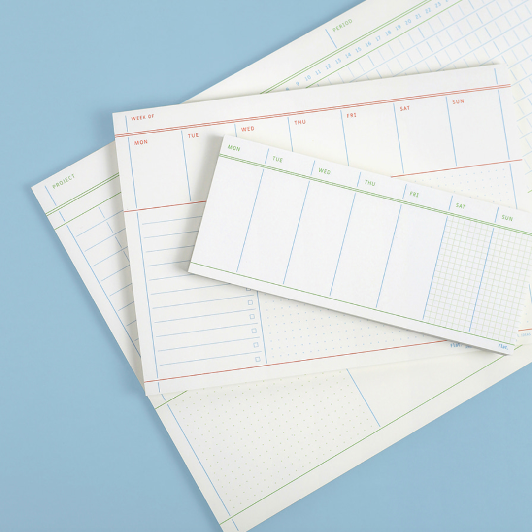 Paperian Flat A5 'Weekly' Notepad